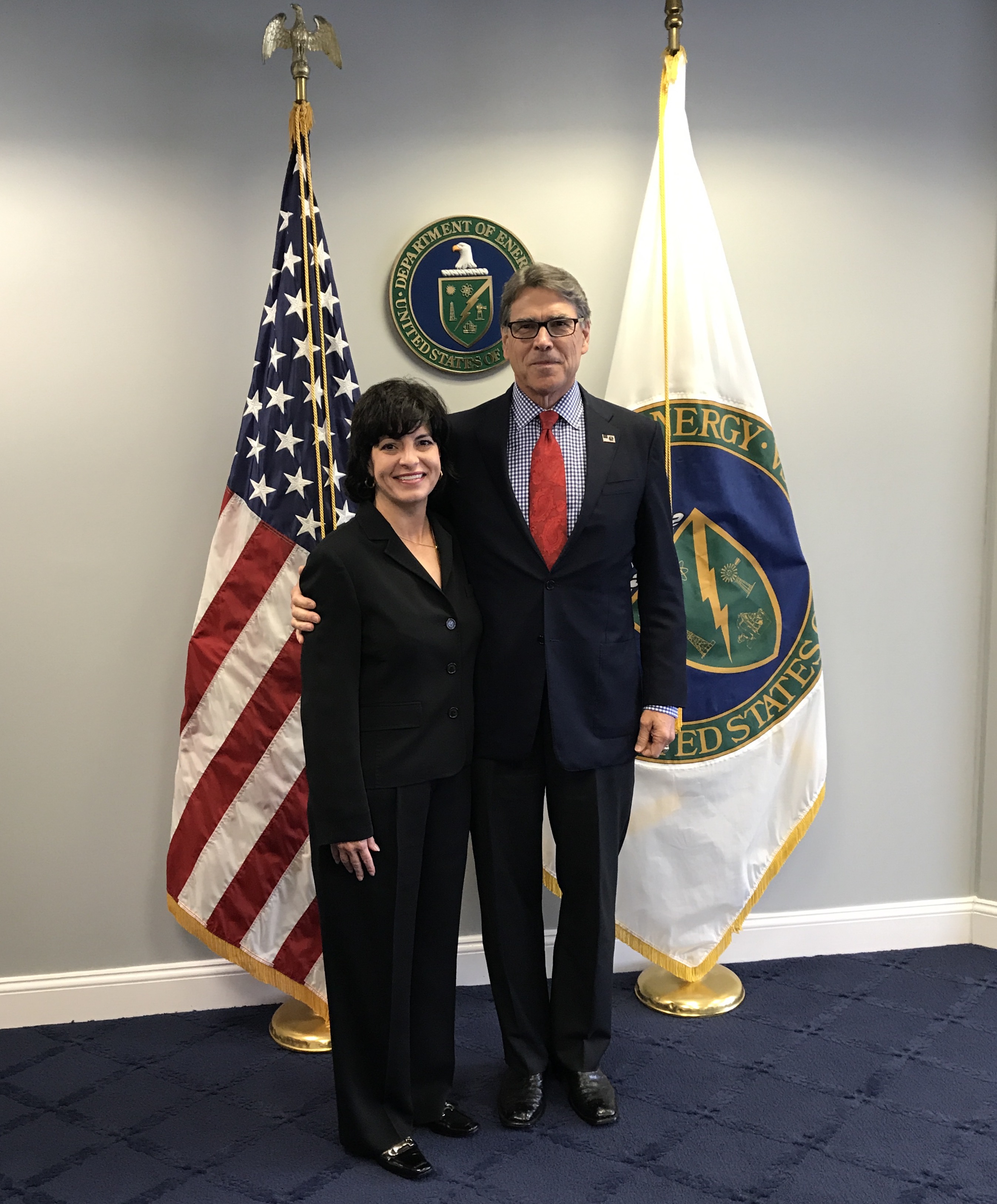 Christi Craddick and Rick Perry